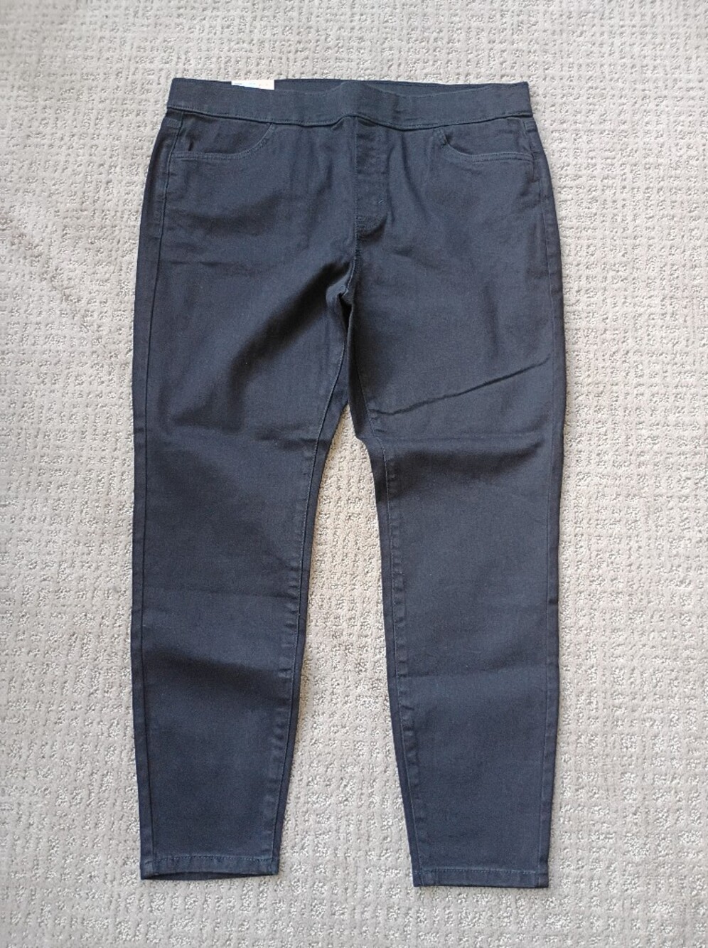 Evri Womens Plus Size 16W Jegging Mid Rise Skinny Black Pants - NWT